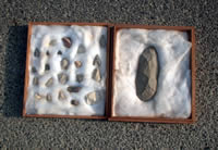 松野町で発見された石器