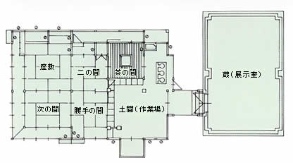 主屋蔵平面図