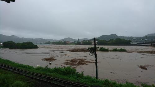 平成30年７月７日　西日本豪雨災害発生時の虹の森公園