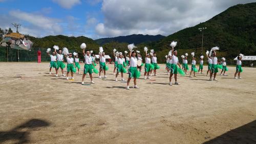 松野中学校体育祭　応援合戦