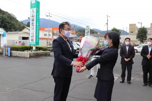 ２期目初登庁