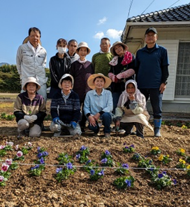 チーム豊岡フラワーロードの集合写真