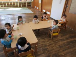 朝のおやつタイム