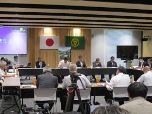 予土線利用促進対策協議会総会の様子