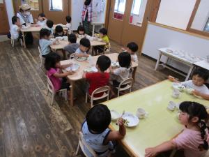給食の様子