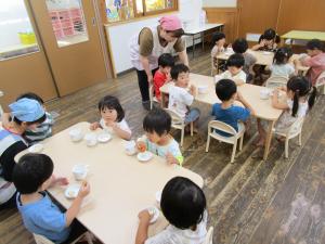 朝のおやつタイム