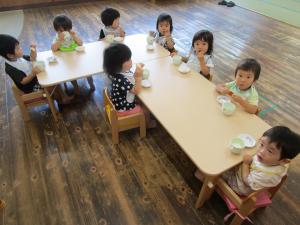 朝のおやつタイム