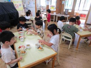 給食の様子