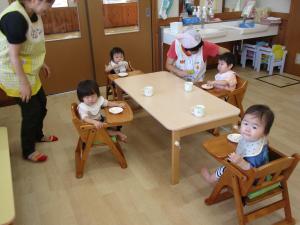 朝のおやつタイム