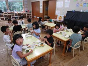 給食の様子