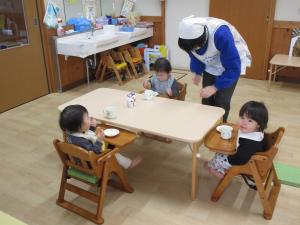 朝のおやつタイム