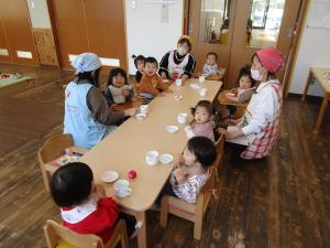 朝のおやつタイム