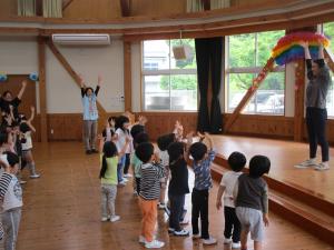 踊りの練習