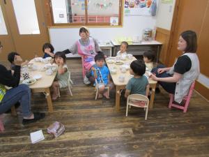 給食の様子