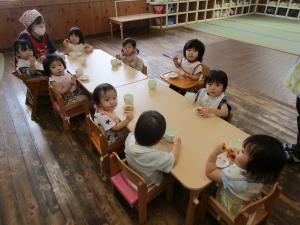 朝のおやつタイム