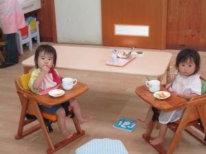 朝のおやつタイム