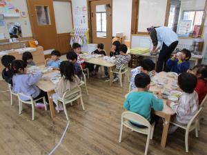 給食の様子
