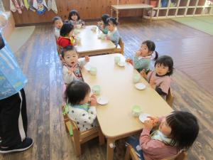 朝のおやつタイム